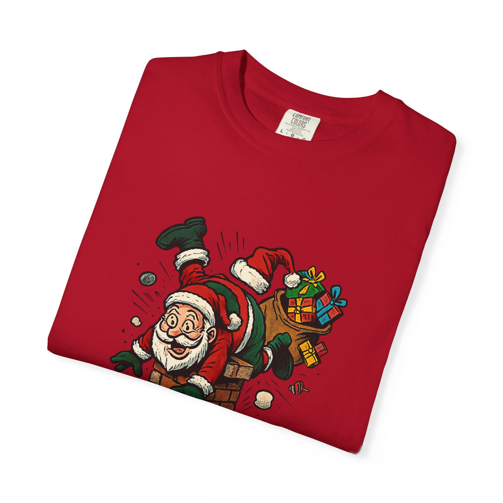 Santa Not Again! Unisex Garment-Dyed T-Shirt