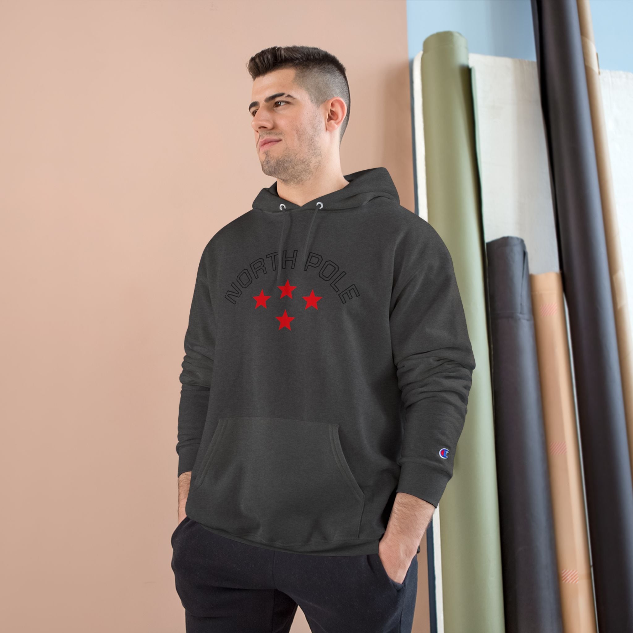 North Pole Champion Hoodie - Cozy Winter Apparel
