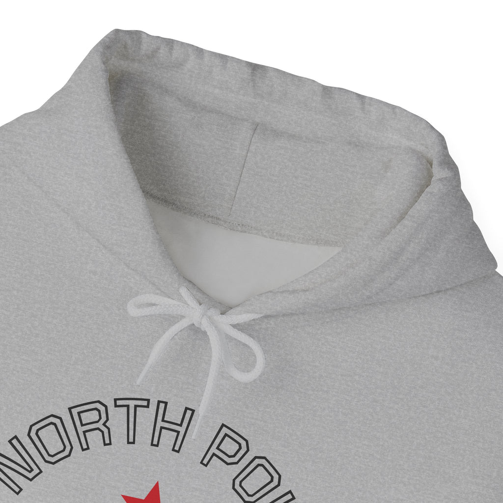 North Pole Santa's University Hoodie - Unisex Heavy Blend Sweatshirt for Holiday Cheer