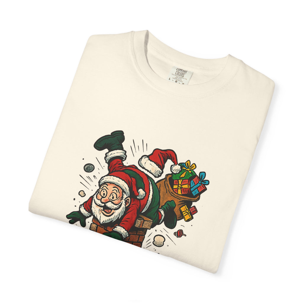 Santa Not Again! Unisex Garment-Dyed T-Shirt