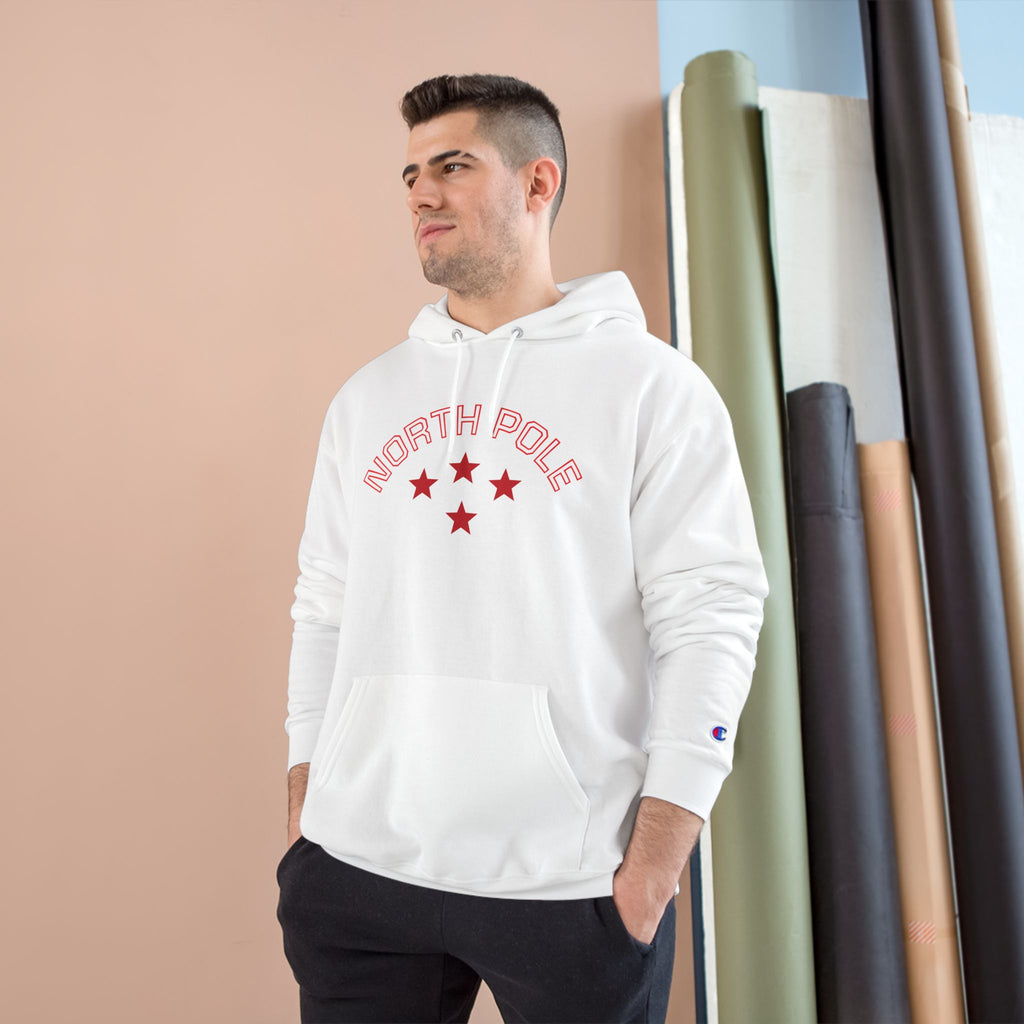 North Pole Champion Hoodie - Cozy Winter Apparel