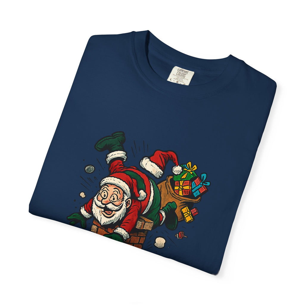 Santa Not Again! Unisex Garment-Dyed T-Shirt