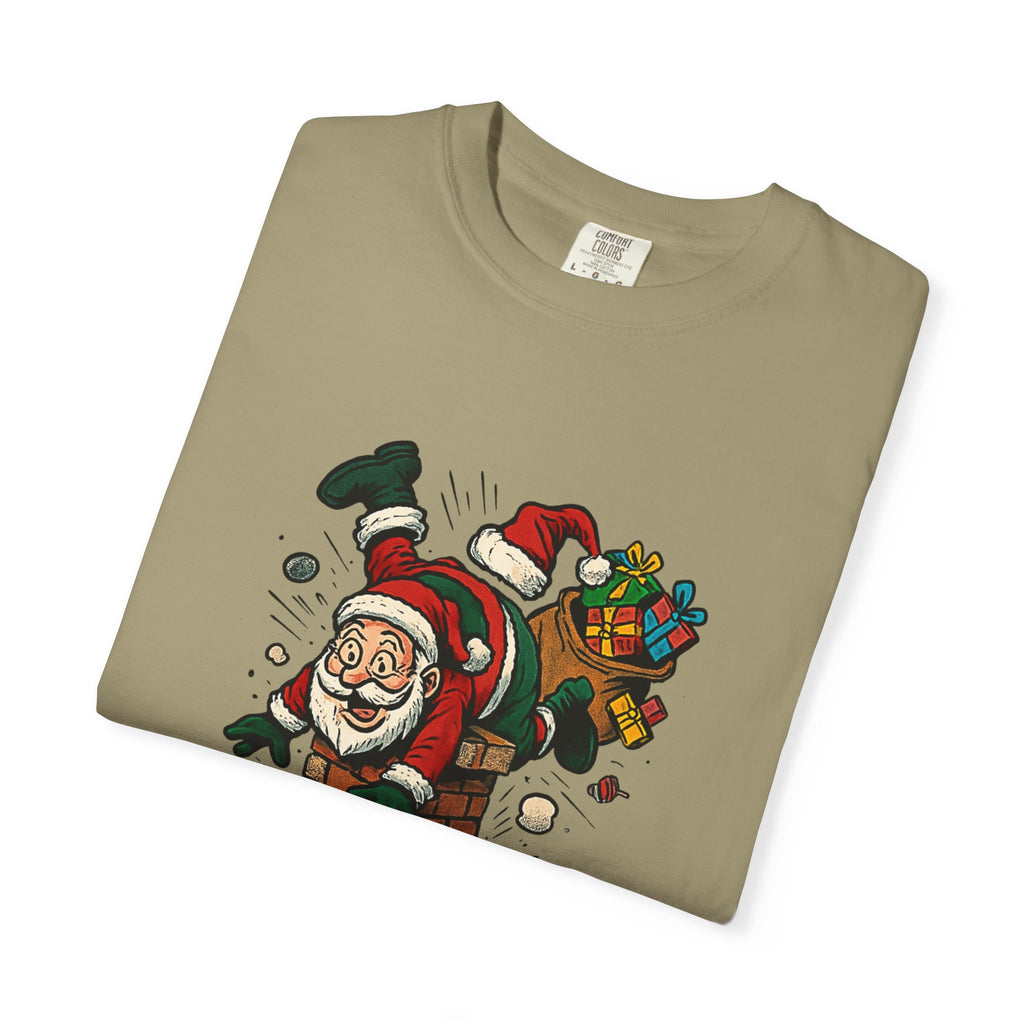 Santa Not Again! Unisex Garment-Dyed T-Shirt