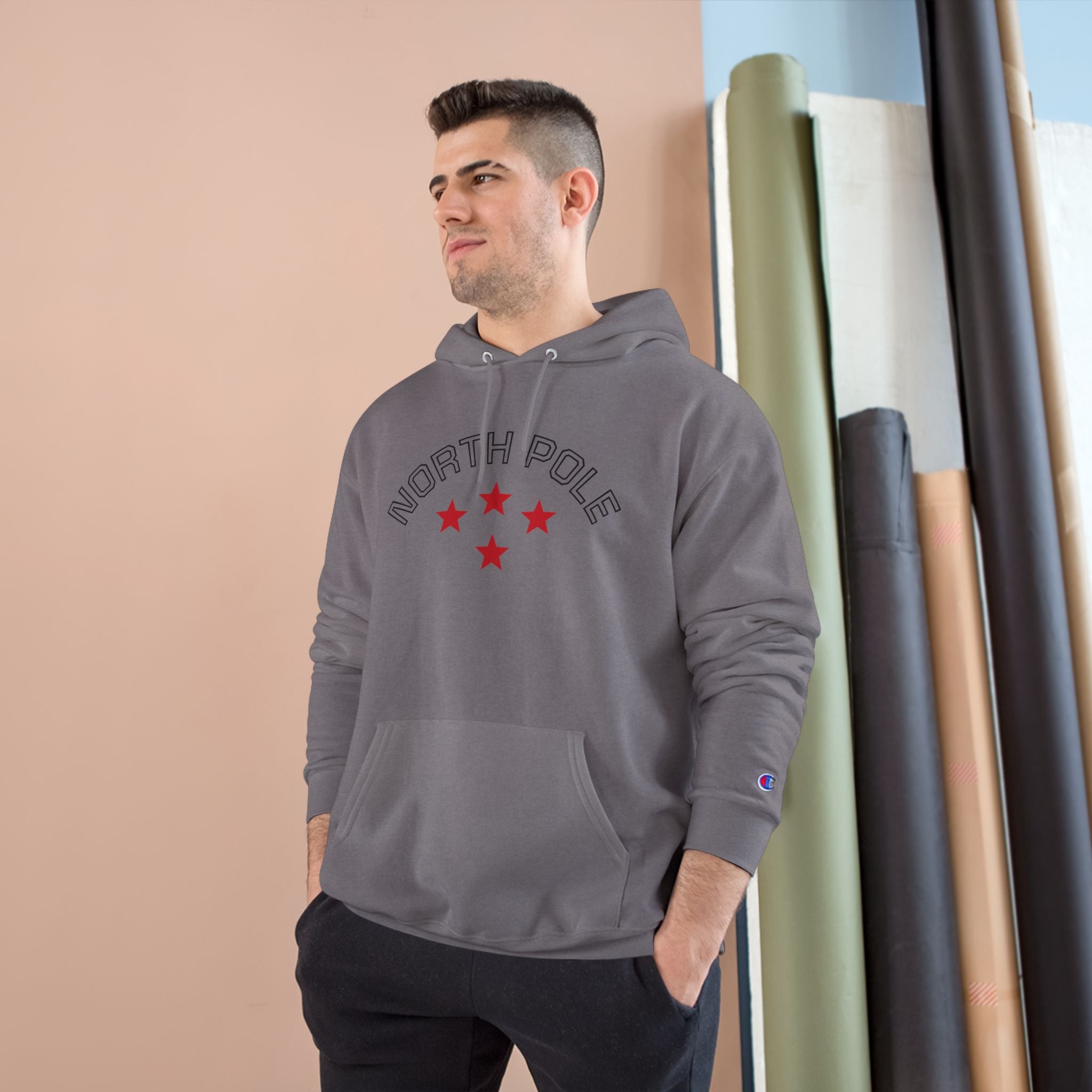 North Pole Champion Hoodie - Cozy Winter Apparel