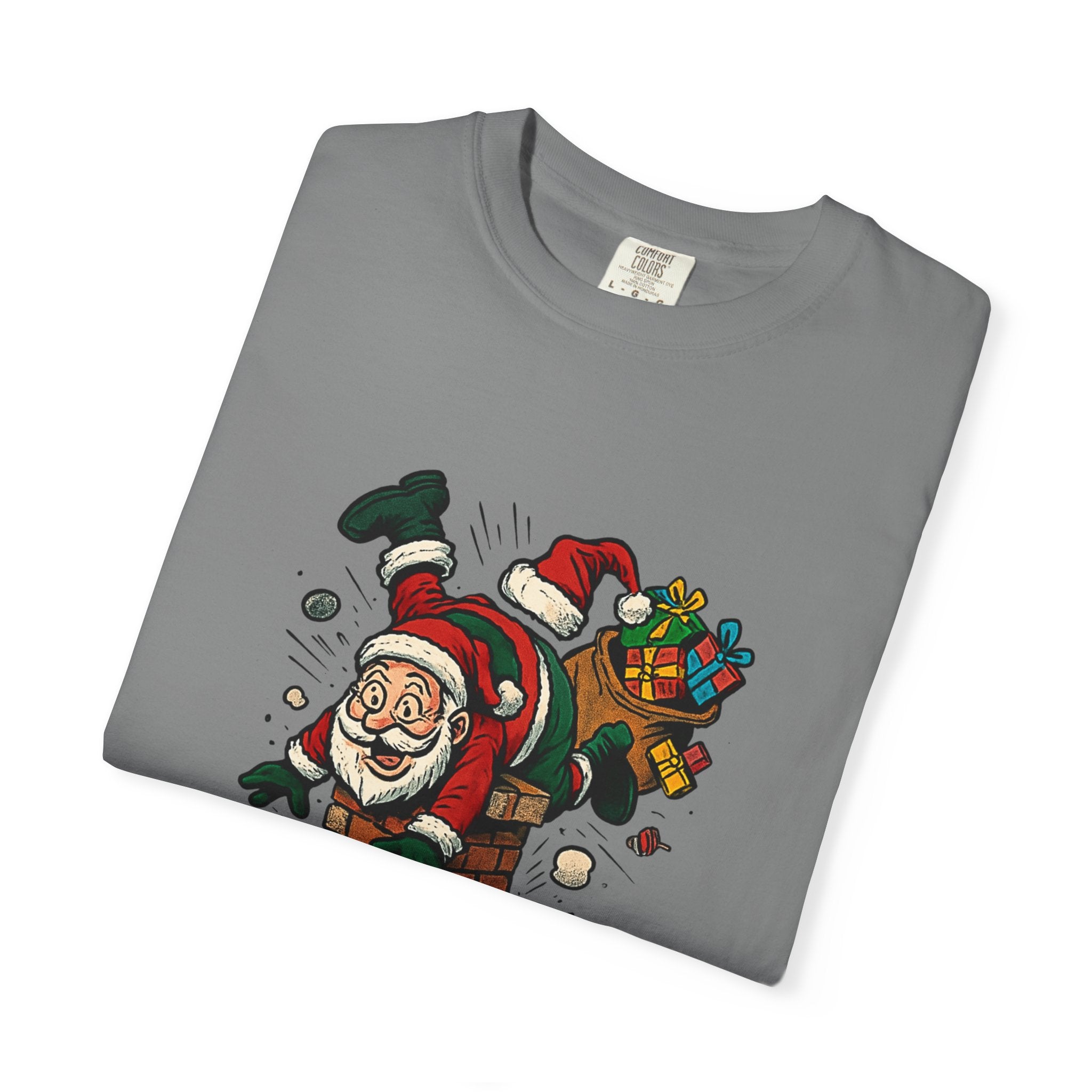 Santa Not Again! Unisex Garment-Dyed T-Shirt