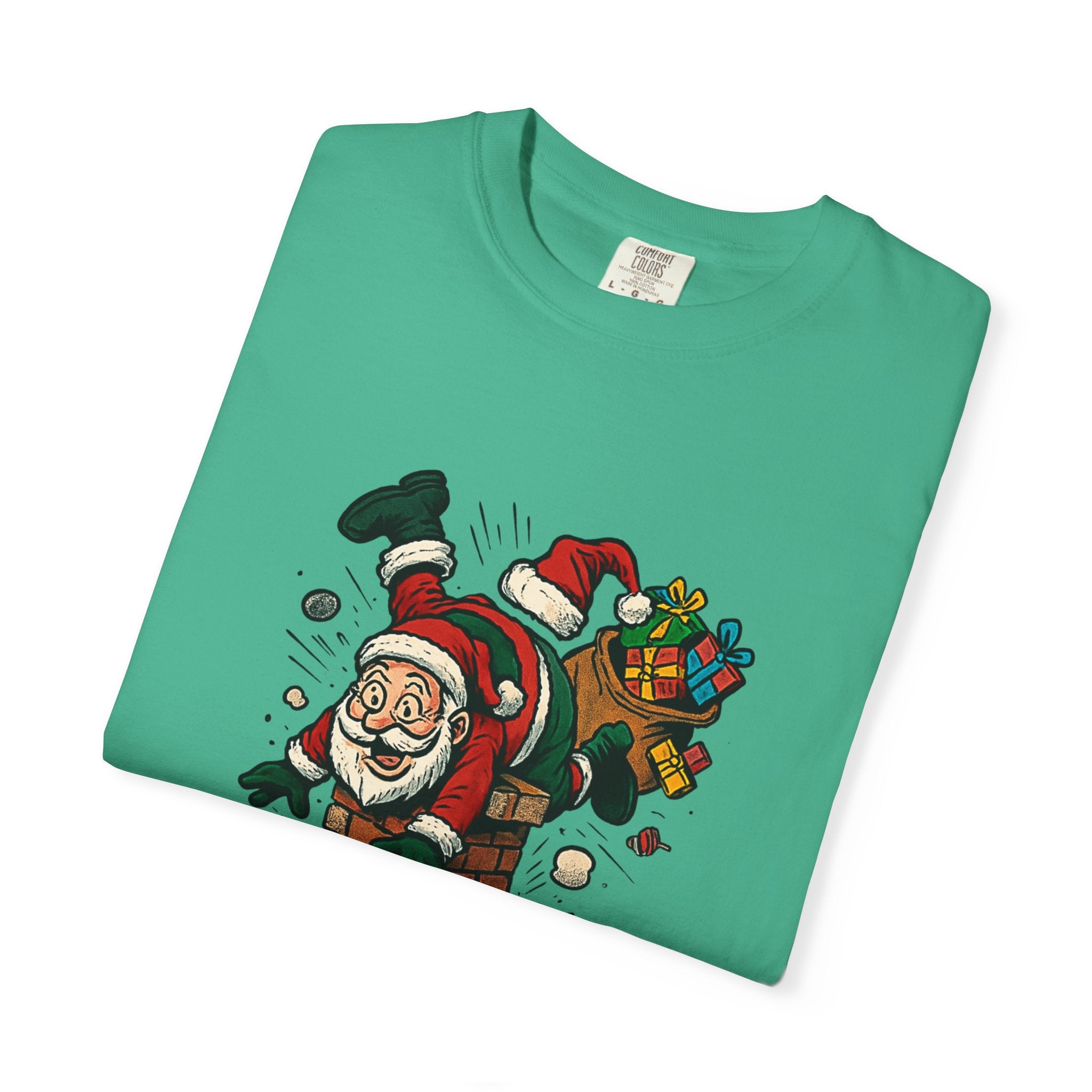 Santa Not Again! Unisex Garment-Dyed T-Shirt