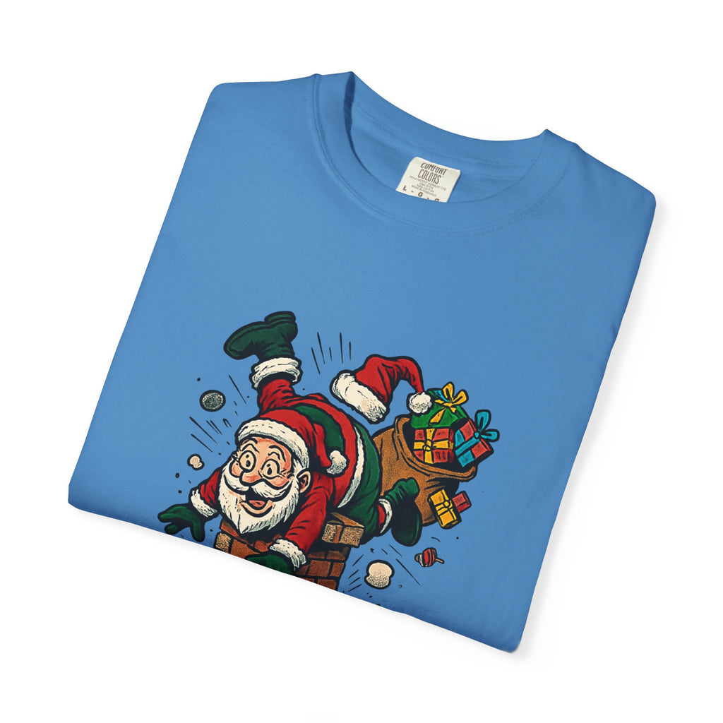 Santa Not Again! Unisex Garment-Dyed T-Shirt