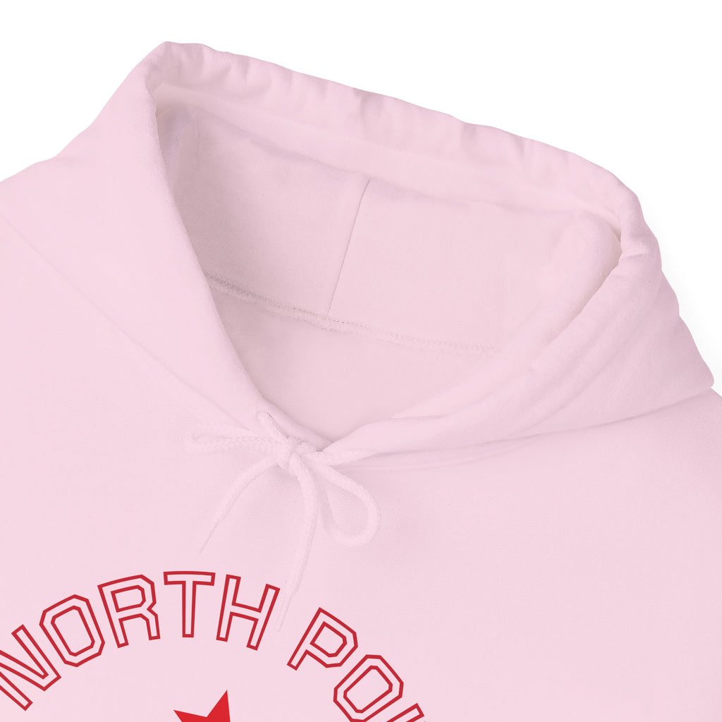 North Pole Santa's University Hoodie - Unisex Heavy Blend Sweatshirt for Holiday Cheer