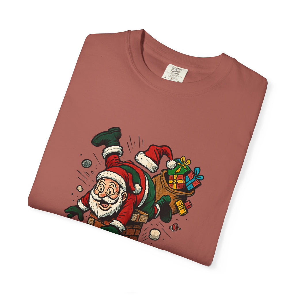 Santa Not Again! Unisex Garment-Dyed T-Shirt