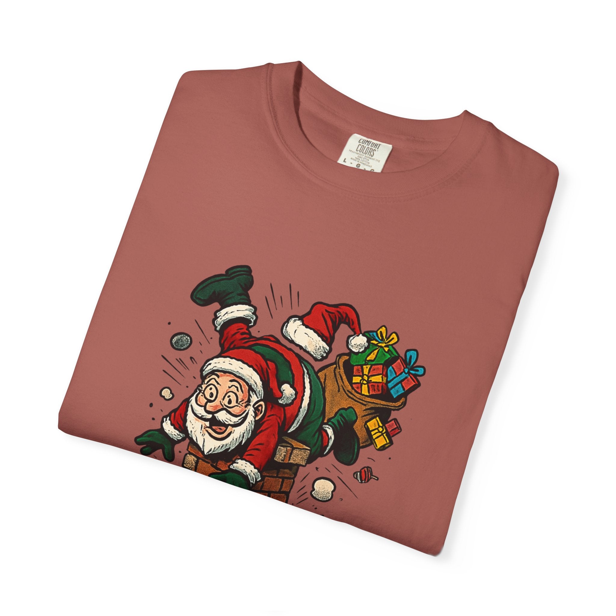 Santa Not Again! Unisex Garment-Dyed T-Shirt