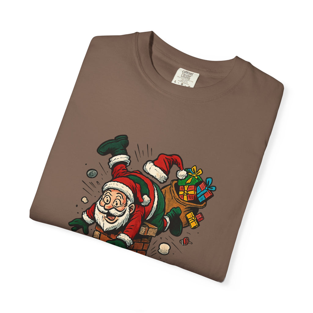 Santa Not Again! Unisex Garment-Dyed T-Shirt