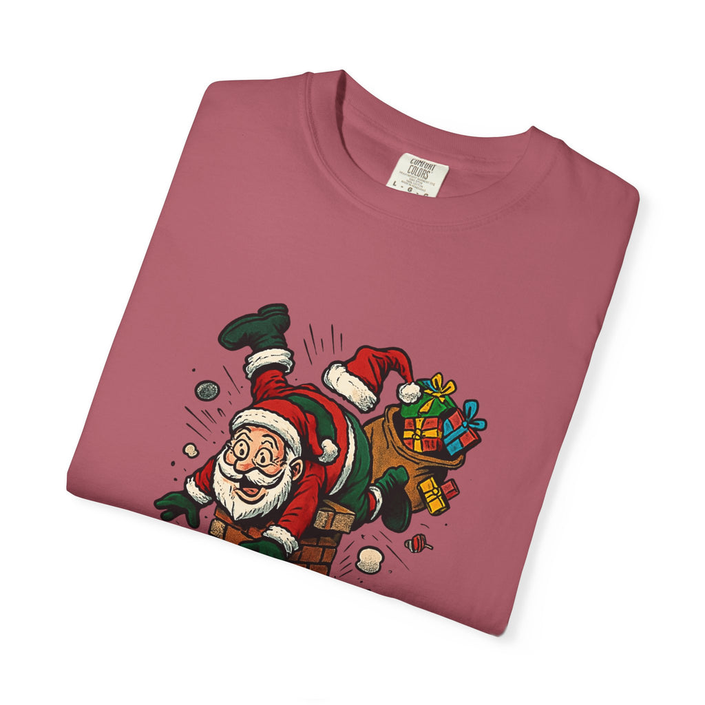 Santa Not Again! Unisex Garment-Dyed T-Shirt