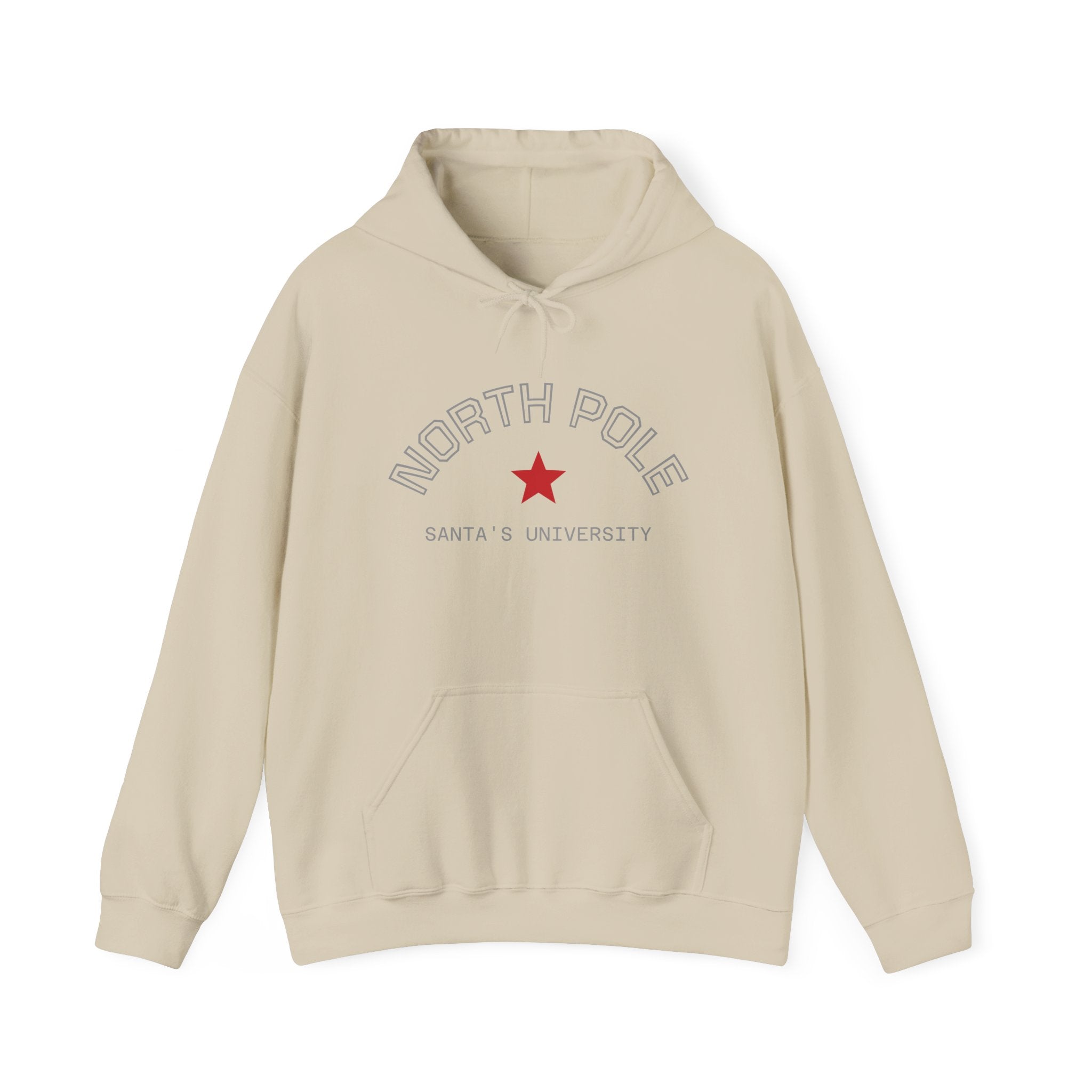 North Pole Santa's University Hoodie - Unisex Heavy Blend Sweatshirt for Holiday Cheer