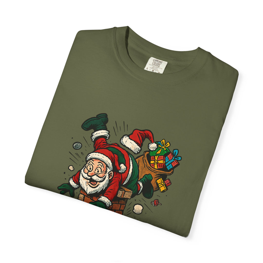 Santa Not Again! Unisex Garment-Dyed T-Shirt