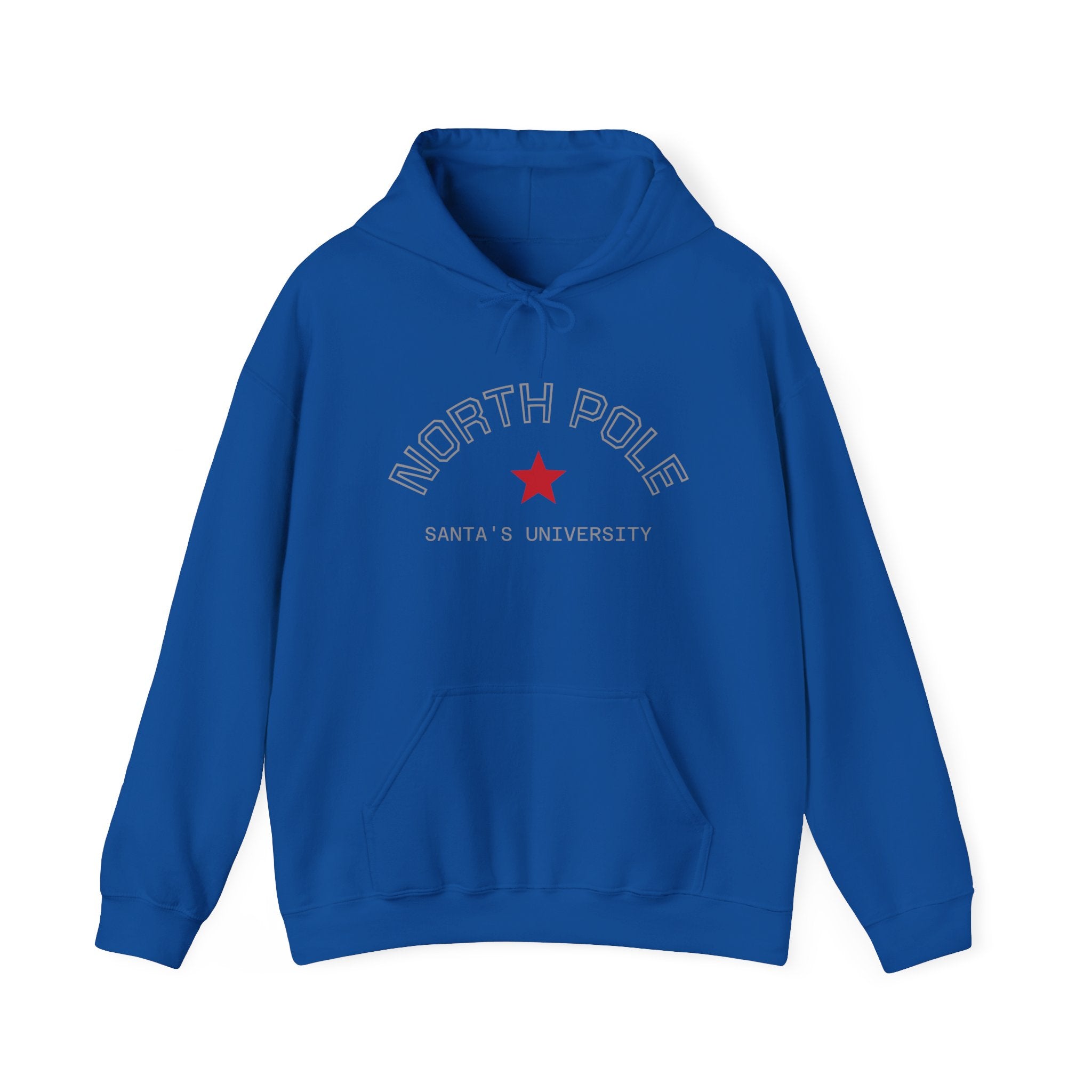 North Pole Santa's University Hoodie - Unisex Heavy Blend Sweatshirt for Holiday Cheer