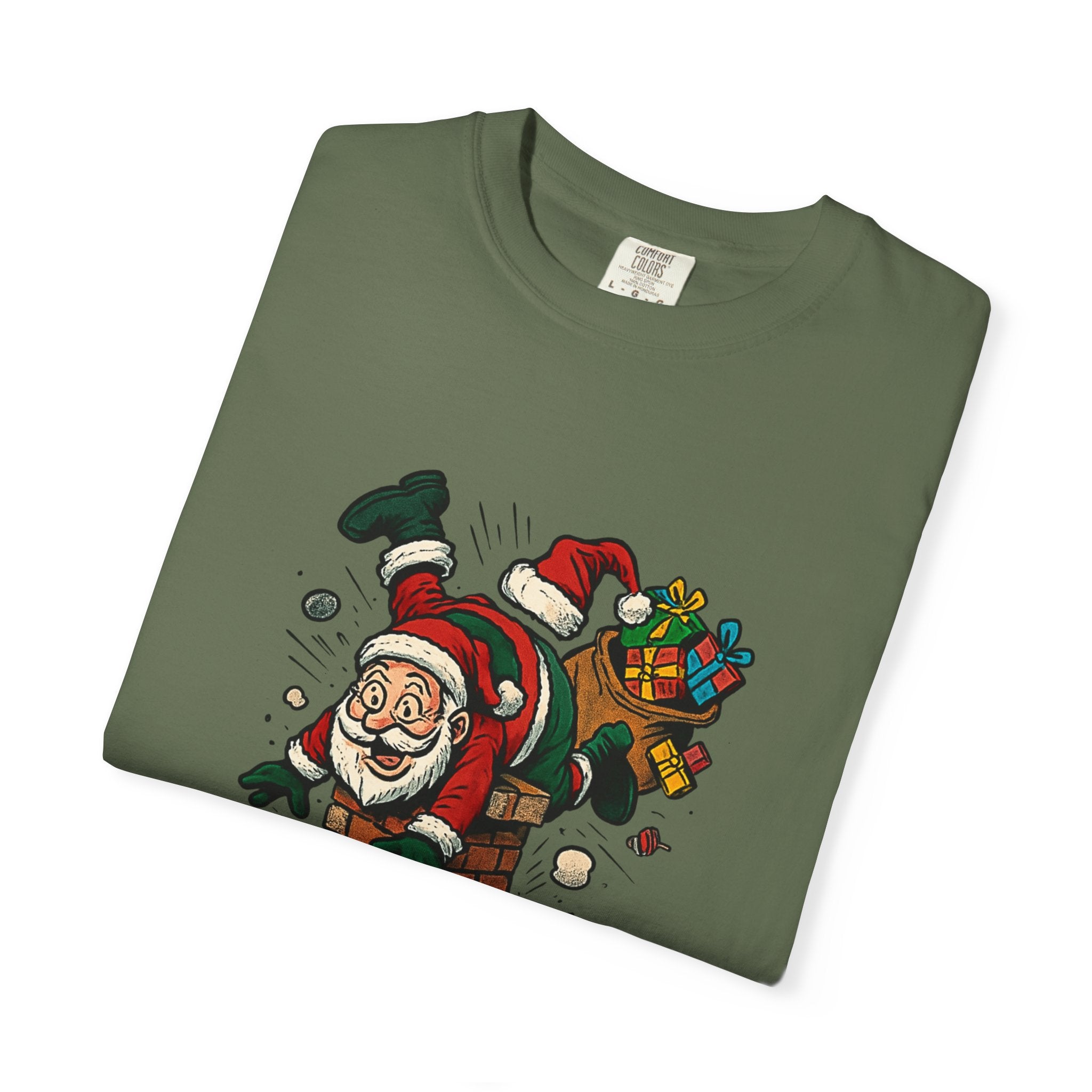 Santa Not Again! Unisex Garment-Dyed T-Shirt