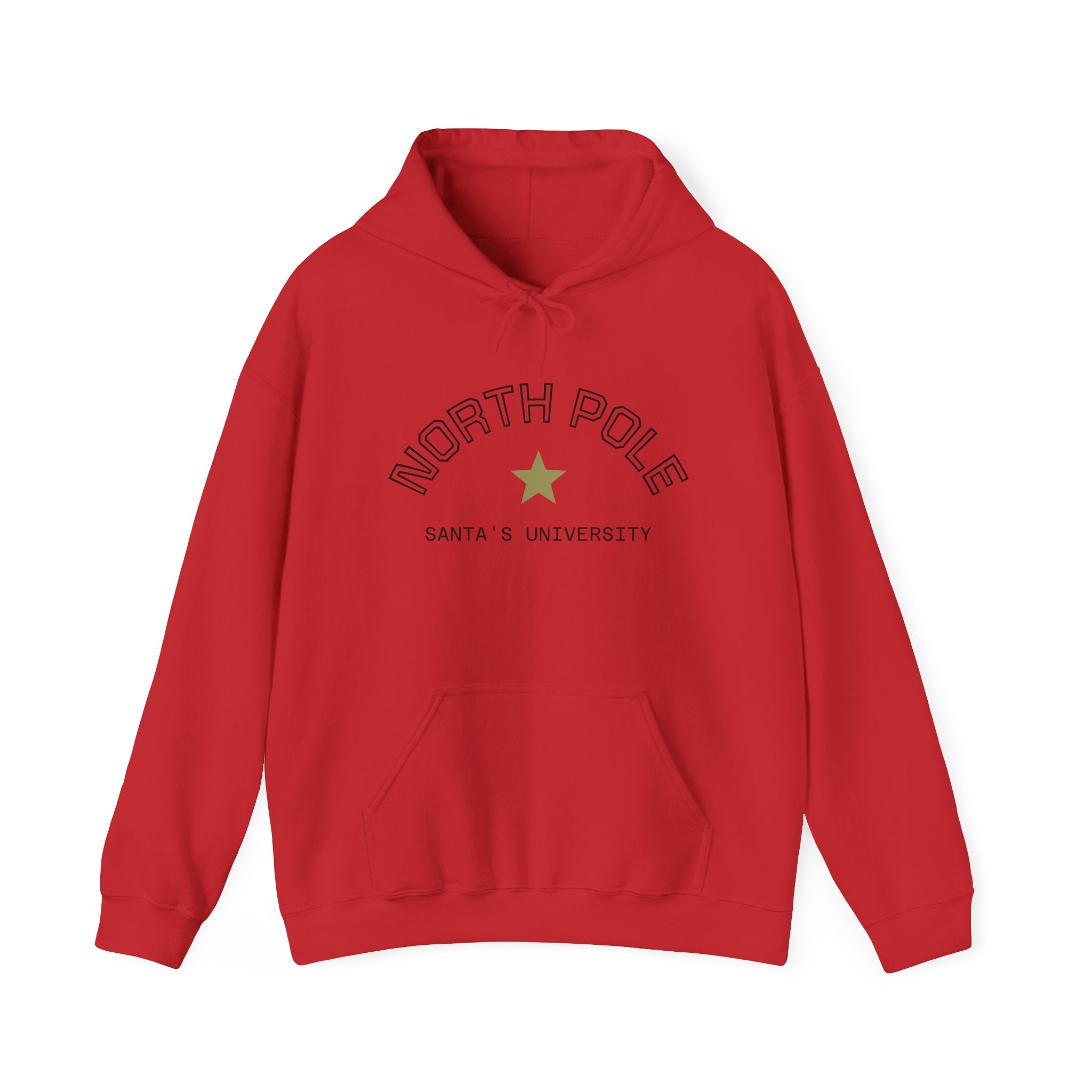 North Pole Santa's University Hoodie - Unisex Heavy Blend Sweatshirt for Holiday Cheer