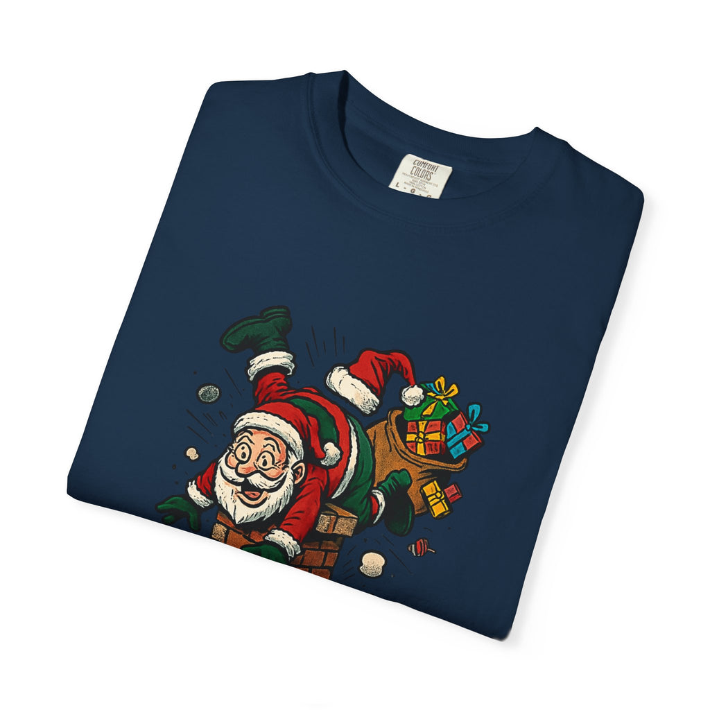 Santa Not Again! Unisex Garment-Dyed T-Shirt