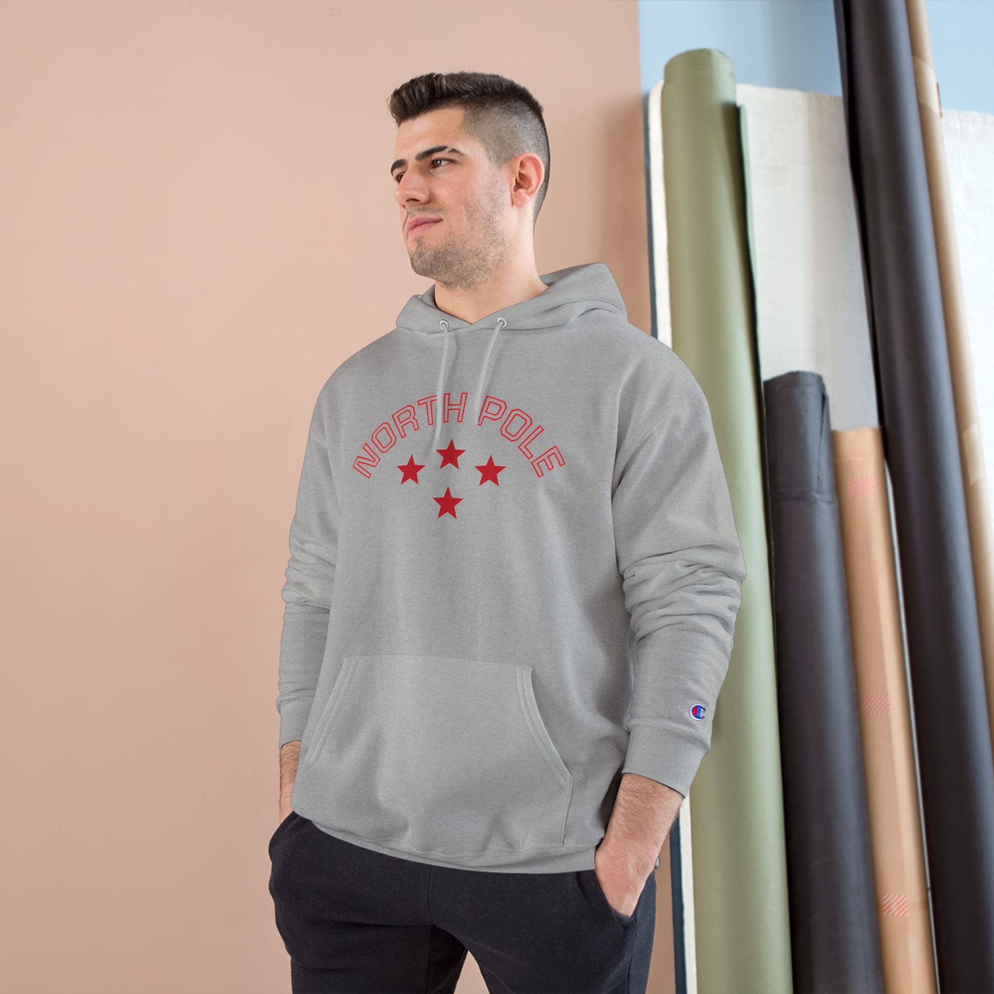 North Pole Champion Hoodie - Cozy Winter Apparel