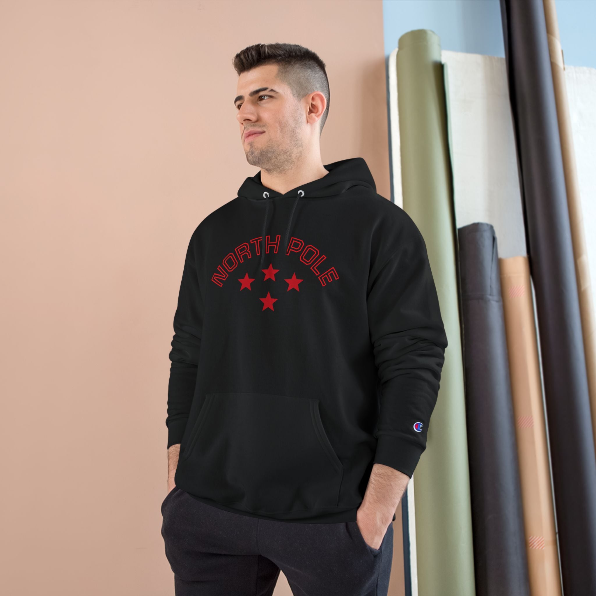 North Pole Champion Hoodie - Cozy Winter Apparel